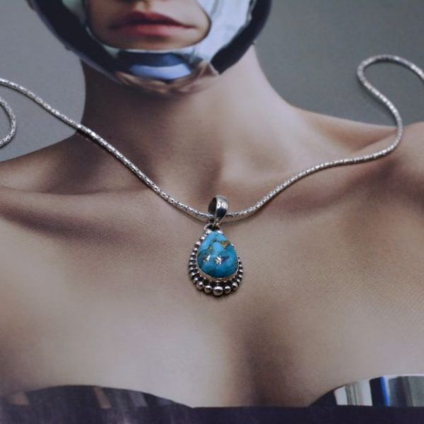 SeleneTurquoise mk jewels Ασημένια κοσμήματα