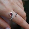 Ring in Silver 925 with semi-precious stones Granada Brigitte Granada-mk-jewels