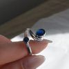 Ring of Silver 925 with semi-precious stones Sapphire. Brigitte Sapphire-mk-jewels