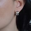 Earrings made of Stainless Steel Stud Laurel Branch Earrings Lena mk-jewels