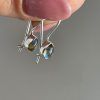 Earrings of Silver 925 with semi-precious stone Labradorite Amelie Labradorite-mk-jewels