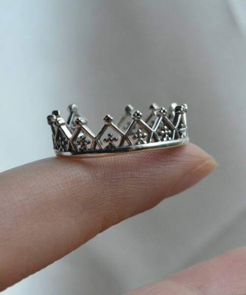 Δαχτυλίδι Κορώνα από Ασήμι 925. The crown-mk-jewels