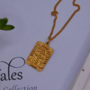 Constantine made of Silver 925 Gold plated mk-jewels