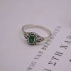 Beatrice Emerald Silver Ring 925
