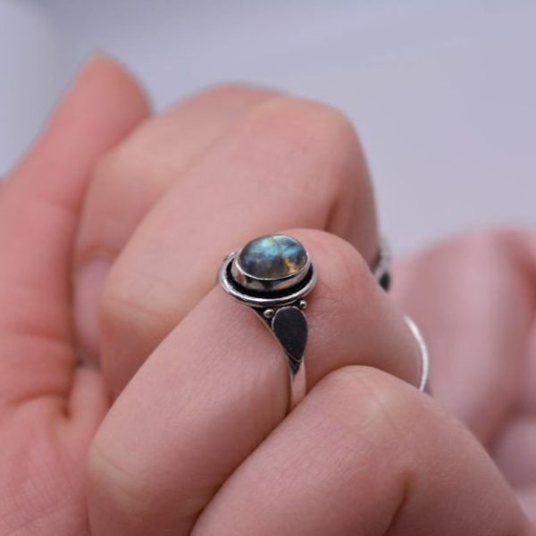 Tresorine Labradorite Δαχτυλίδι από Ασήμι 925 3