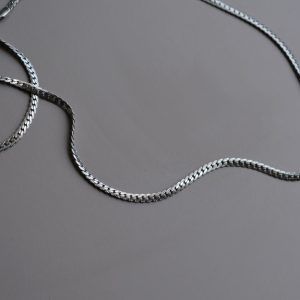 Stainless Steel Chain Fishhook-Hanna Silver-mk-jewels