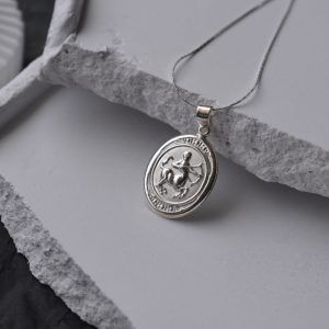 Silver necklace Sagittarius-Sagittarius-mk-jewels
