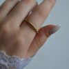 Stainless Steel Ring Erica Gold-mk-jewels