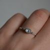 Ring of Silver 925 with semi-precious stone Moonstone. Alina Moonstone mk-jewels