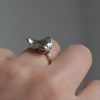 Ring of Silver 925 with leaf design Elia-mk-jewels