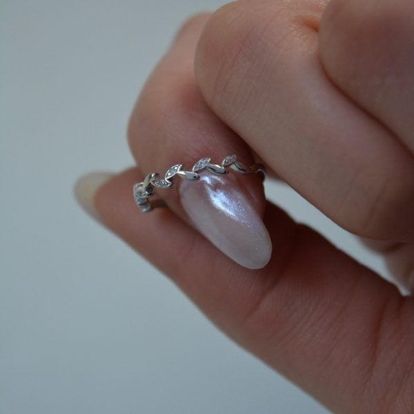 Δαχτυλίδι από επιροδιωμένο ασήμι 925 Grace-mk-jewels