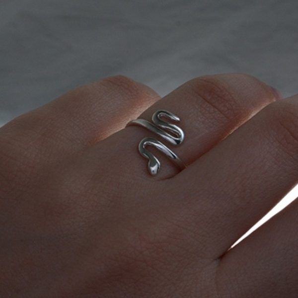 Δαχτυλίδι φίδι από Ασήμι 925 Cobra silver-mk-jewels