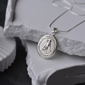Silver necklace zodiac sign Virgo-Virgo-mk-jewels