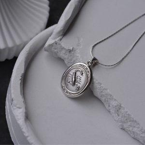 Silver necklace zodiac sign Scorpio-mk-jewels