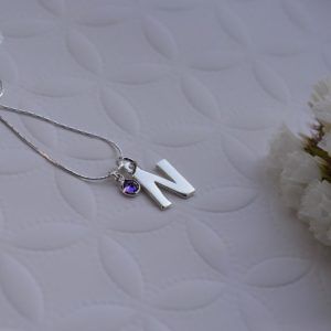 Monogram N made of Silver 925