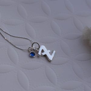 Monogram X made of Silver 925