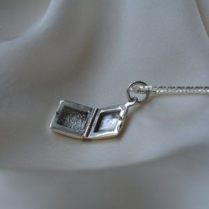  Silver 925 Emma-mk-jewels silver rhombus pendant with opening