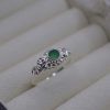 Ring of Silver 925 with emerald. Sienna Emerald mk-jewels