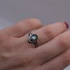 Ring of Silver 925 with semi-precious stone Ariadne Labradorite mk-jewels
