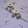 Stainless Steel Earrings with Amazonite Beads Penelope Amazonite mk-jewels