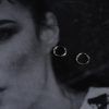 Earrings of Silver 925 hoops twisted. Cindy hoops mk-jewels