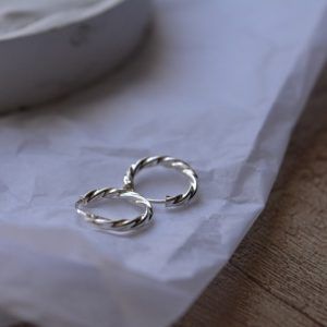 Earrings of Silver 925 hoops Cindy hoops-mk-jewels