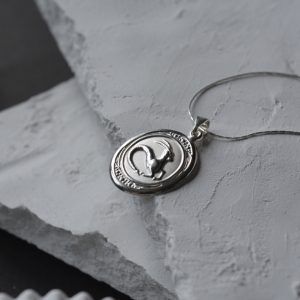 Silver necklace zodiac sign Capricorn-mk-jewels