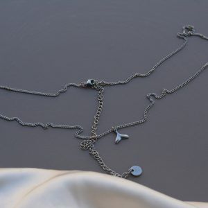 Αλυσίδα μέσης από Ανοξείδωτο Ατσάλι με ουρά-Bellen-mk-jewels