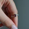 Ring of Silver 925 with semi-precious stone Granada-Iole Granada-mk-jewels