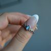 Ring of Silver 925 with semi-precious stone Labradorite-Iole Labradorite-mk-jewels