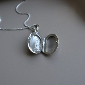Silver 925-Simone oval pendant oval-mkjewels
