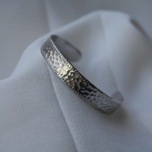 Stainless steel bracelet Forged-Darina-mk-jewels