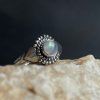 Sterling silver ring with semi-precious stone Alethea Moonstone mkjewels4