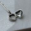 Opening heart made of Silver 925-flora-mkjewels