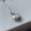 Opening heart made of Silver 925-flora-mkjewels