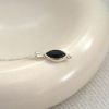 Sterling silver necklace with black onyx-Emily Black onyx-mk-jewels