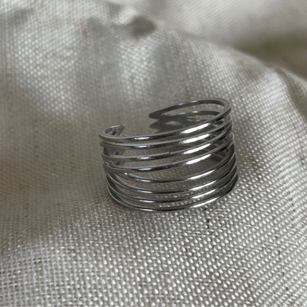 Stainless Steel Ring Multiseries Ring-Carina Silver