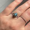 Ring of Silver 925 with semi-precious stone Labradorite-Kaia Labradorite-mkjewels