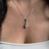 Necklace made of Silver 925 with semi-precious stone Moonstone-Rene Moonstone-mkjewels