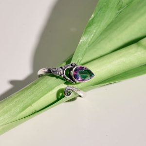 Silver ring 925 with Mystic Topaz- Emelia Mystic Topaz-mkjewels