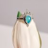 Ring made of Silver 925 with Brazilian chalcedony-Odile brazilian chalcedony-mkjewels