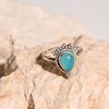 Ring made of Silver 925 with Brazilian chalcedony-Odile brazilian chalcedony-mkjewels