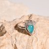 Ring made of Silver 925 with Brazilian chalcedony-Odile brazilian chalcedony-mkjewels