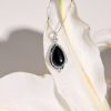 Necklace made of Silver 925 with Black Onyx-Erin Black Onyx-mkjewels